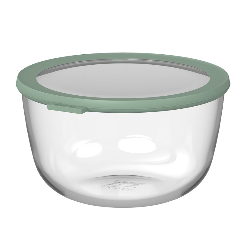 Contenitore tondo multiuso con coperchio a chiusura ermetica "Cirqula" 3000 ml/cm Ø22,5x12,