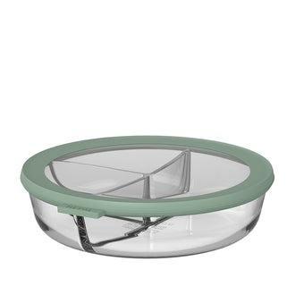 Bento Bowl "Cirqula" con 3 scomparti (ml 250 + 250 + 500) cm Ø22,5x6