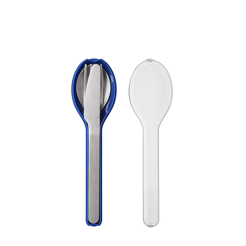 Posate "Ellipse" con custodia, set 3 pezzi cm 5,1x19,5