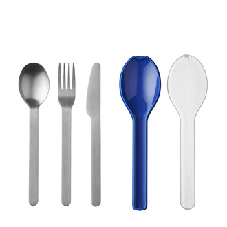 Posate "Ellipse" con custodia, set 3 pezzi cm 5,1x19,5