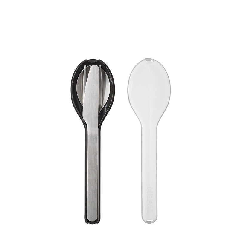 Posate "Ellipse" con custodia, set 3 pezzi cm 5,1x19,5