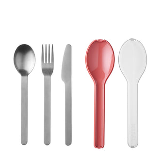 Posate "Ellipse" con custodia, set 3 pezzi cm 5,1x19,5