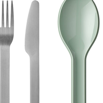 Posate "Ellipse" con custodia, set 3 pezzi cm 5,1x19,5