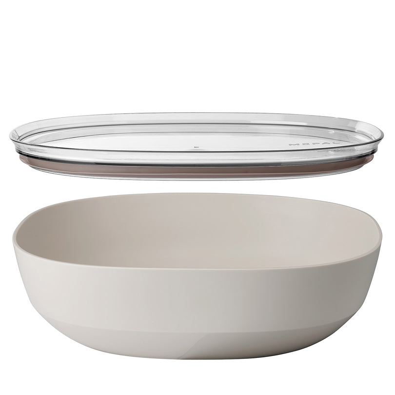 Insalatiera con coperchio "Silueta" l 4/cm Ø30,1x9,2