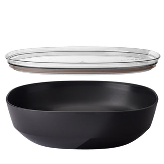 Insalatiera con coperchio "Silueta" l 4/cm Ø30,1x9,2