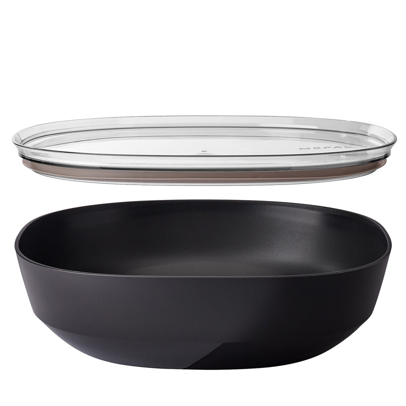 Insalatiera con coperchio "Silueta" l 4/cm Ø30,1x9,2