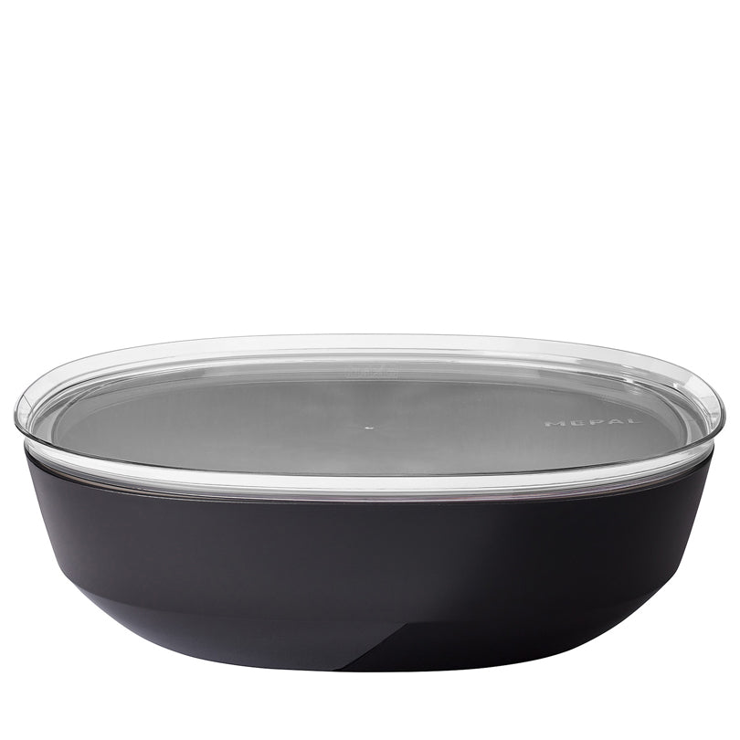 Insalatiera con coperchio "Silueta" l 4/cm Ø30,1x9,2