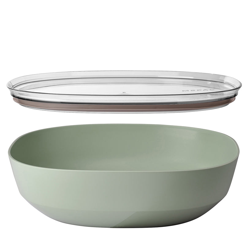 Insalatiera con coperchio "Silueta" l 4/cm Ø30,1x9,2