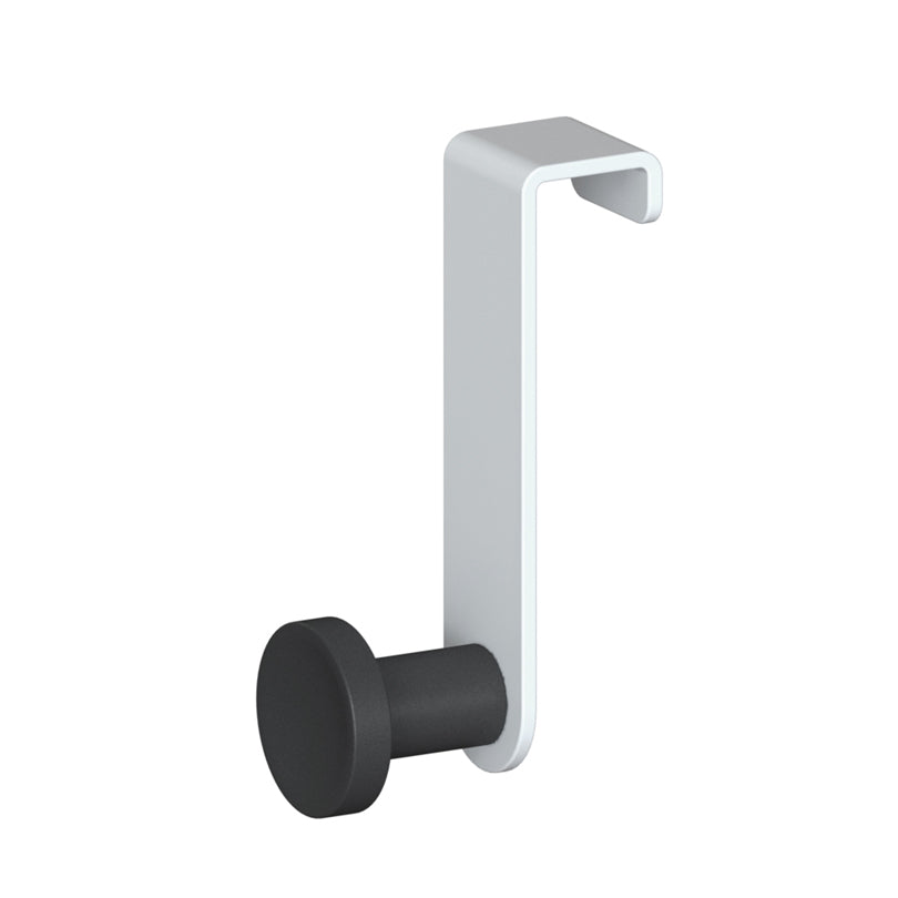 Appendiabiti per porta "Solo", confezione 2 pezzi cm 2,7x5x10