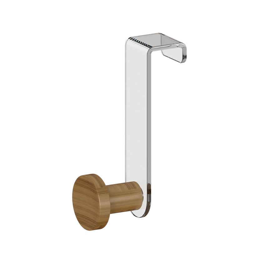 Appendiabiti per porta "Solo", confezione 2 pezzi cm 2,7x5x10