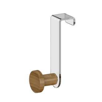 Appendiabiti per porta "Solo", confezione 2 pezzi cm 2,7x5x10