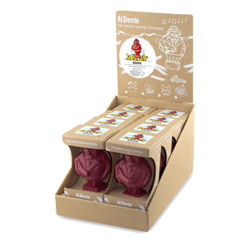 Pastatimer "Al Dente" in display da 12 pezzi cm Ø6x10