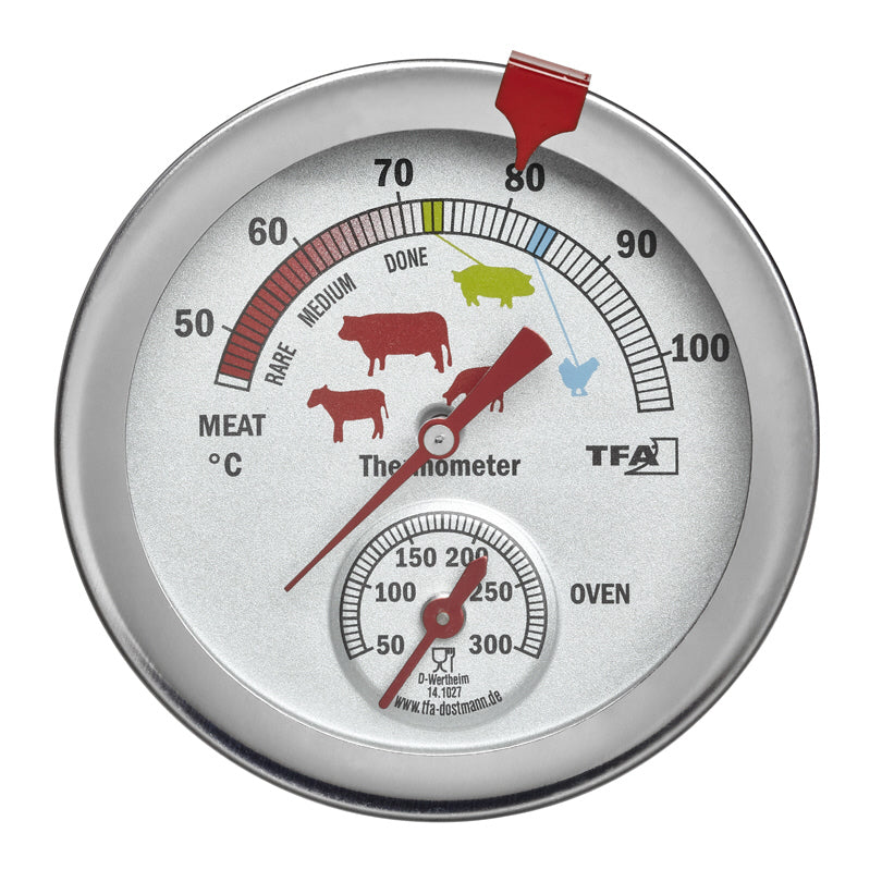 Termometro per arrosti e forno 2-in-1 cm 7,4x11,5