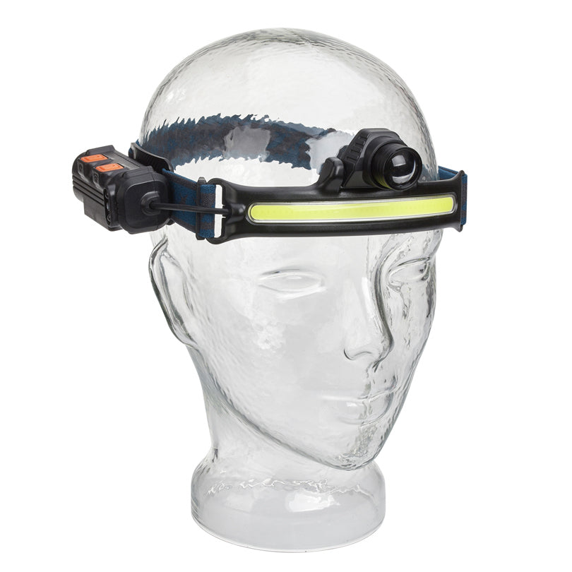 Torcia da testa a LED "Lumatic Head" cm 15,6x9x5,4