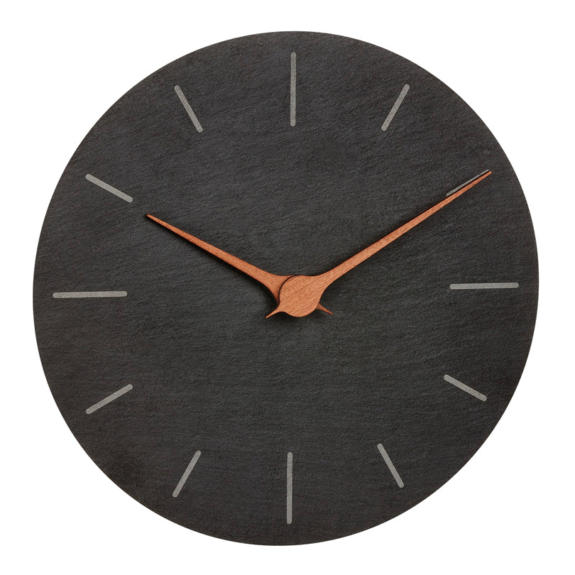 Orologio da parete analogico "Ardesia" cm Ø25x4,3