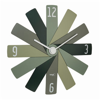 Orologio da parete di design analogico "Clock in a Box", da assemblare cm Ø40