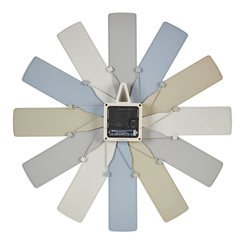 Orologio da parete di design analogico "Clock in a Box", da assemblare cm Ø40