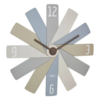 Orologio da parete di design analogico "Clock in a Box", da assemblare cm Ø40