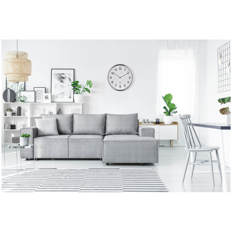 Orologio da parete radiocontrollato analogico XXL con cornice in alluminio cm Ø51