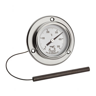 Termometro per forno, forno pizza e bbq "Profi" con sonda flessibile in metallo cm Ø9x3,3
