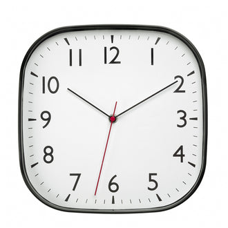Orologio da parete analogico con copertura in vetro cm 27,9x4,9x27,9
