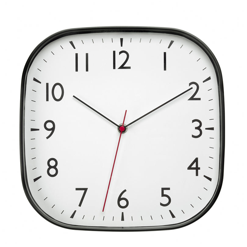 Orologio da parete analogico con copertura in vetro cm 27,9x4,9x27,9