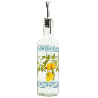 Oliera con tappo dosatore "Limoni" l 0,25/cm 4,5x4,5x26