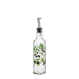 Oliera con tappo dosatore "Olive Branches" l 0,25/cm 4,5x4,5x26