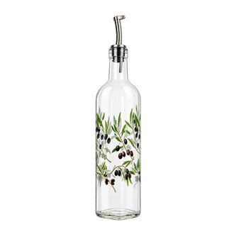 Oliera con tappo dosatore "Olive Branches" l 0,5/cm 5,5x5,5x32
