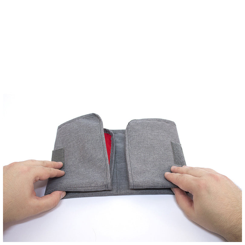 Set americano pieghevole in tray da 12 pezzi cm 47x32,5x0,8