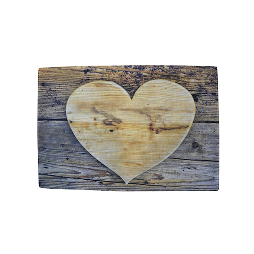 Set americano "Cuore di legno" cm 40x30