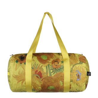 Borsa da viaggio/Weekender double face "Vincent Van Gogh - Sunflowers Recycled" cm 25x50x25