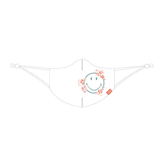 Mascherina "Smiley - White" cm 25x13,5