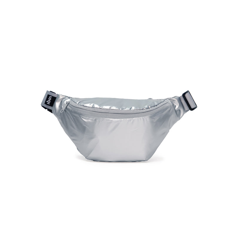 Marsupio/Bum Bag "Metallic - Silver" cm 30x14