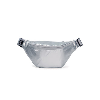 Marsupio/Bum Bag "Metallic - Silver" cm 30x14