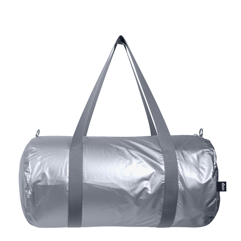 Borsa da viaggo/Weekender "Metallic - Matt Silver" cm 50x25x25