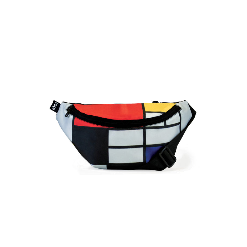 Marsupio/Bum Bag "Piet Mondrian - Composition with Red, Yellow, Blue and Black Recycled" cm 30x14
