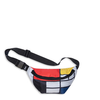 Marsupio/Bum Bag "Piet Mondrian - Composition with Red, Yellow, Blue and Black Recycled" cm 30x14