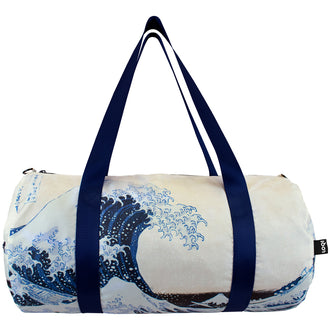 Borsa da viaggio/Weekender "Katsushika Hokusai - The Great Wave Recycled" cm 50x25x25