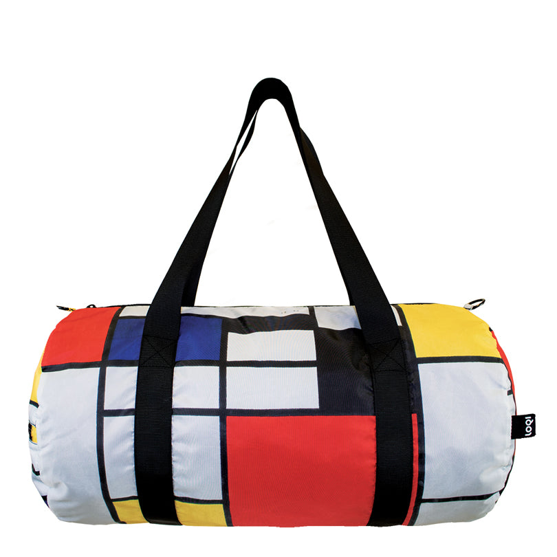 Borsa da viaggio/Weekender "Piet Mondrian - Composition with Red, Yellow, Blue and Black Recycled" cm 50x25x25