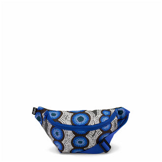 Marsupio/Bum Bag "Kirsten Nangala Egan - Water Dreaming Blue Recycled" cm 30x14