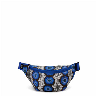 Marsupio/Bum Bag "Kirsten Nangala Egan - Water Dreaming Blue Recycled" cm 30x14