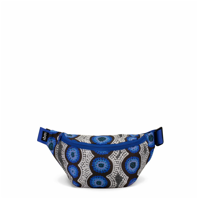 Marsupio/Bum Bag "Kirsten Nangala Egan - Water Dreaming Blue Recycled" cm 30x14