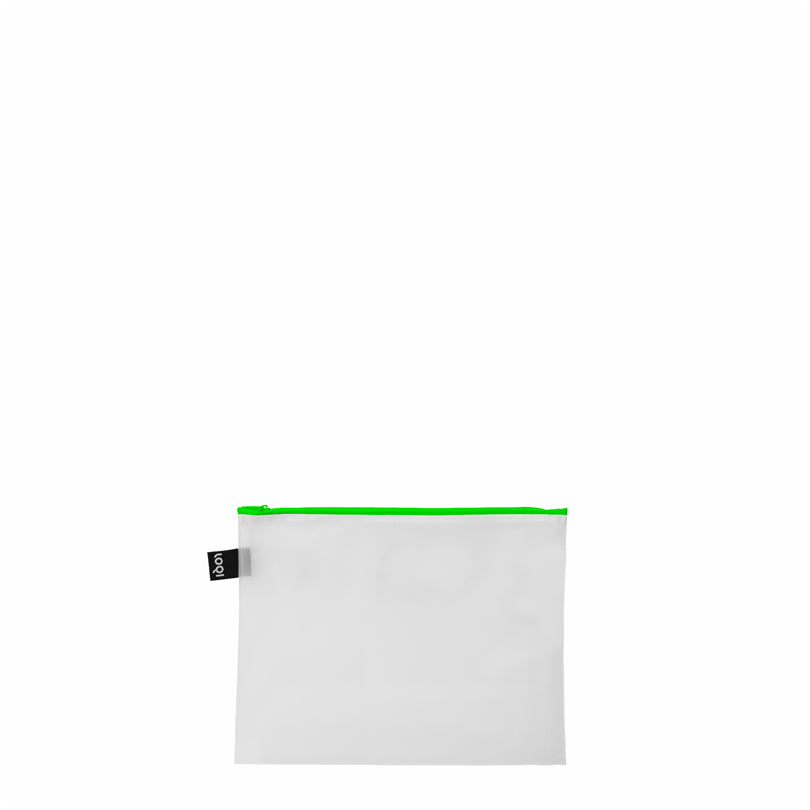 Zip pocket "Milky Neon", confezione assortita da 3 pezzi