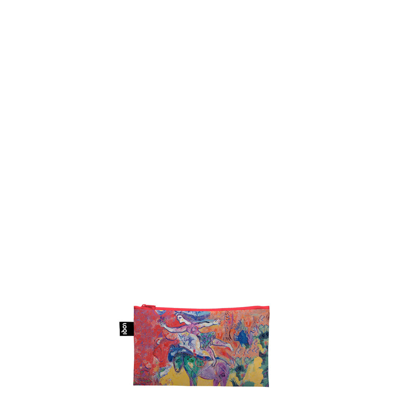Zip pocket "Marc Chagall - I and the Village, Blue Circus, Circus Recycled", confezione assortita da 3 pezzi