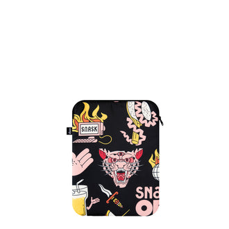 Custodia per notebook "Snask - Tiger Snake Beer Black" cm 36x26,5x1,5