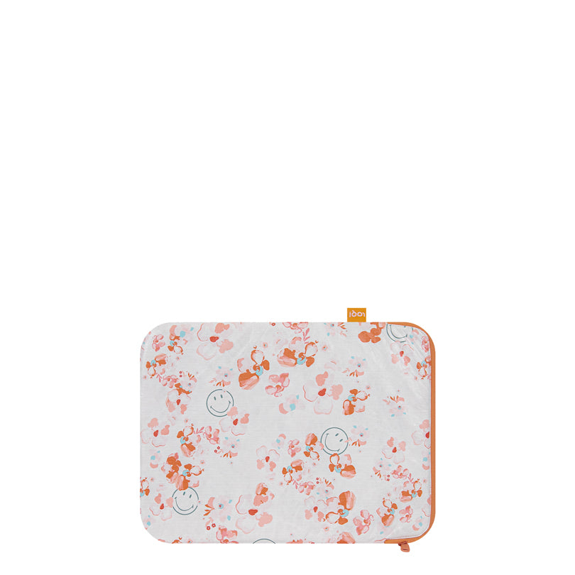 Custodia per notebook "Smiley Blossom White Tyvek" cm 36x26,5x1,5