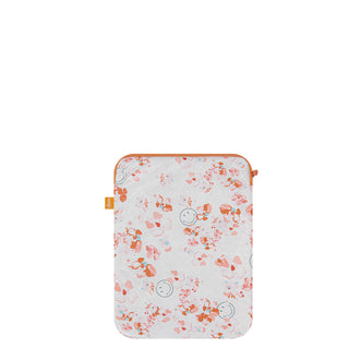 Custodia per notebook "Smiley Blossom White Tyvek" cm 36x26,5x1,5