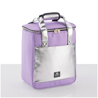 Borsa termica per 6 bottiglie Lavender-Silver "Fun" l 18,5/cm 30x18x35