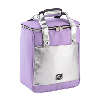 Borsa termica per 6 bottiglie Lavender-Silver "Fun" l 18,5/cm 30x18x35
